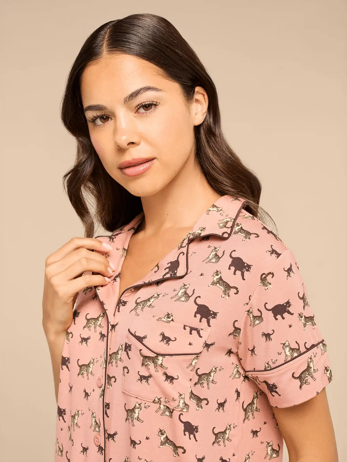 UltraModal™ Short Sleeve PJ Set - Women's | Frisky Business