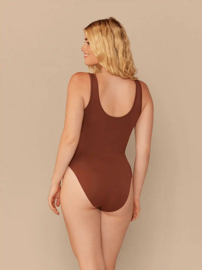 UltraModal™ Scoop Neck Bodysuit | Cedar Wood