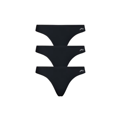 Breathe Thong 3-Pack | Black Pack