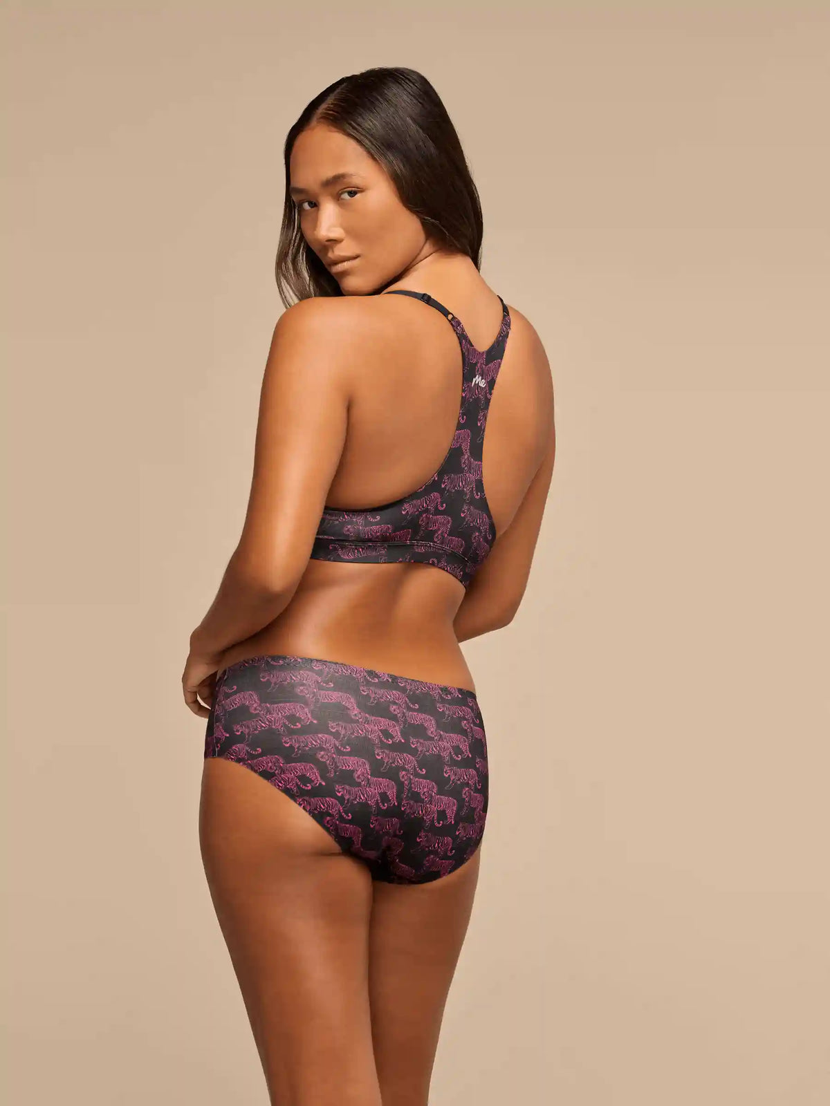 Breathe Racerback Bralette | Neon Tigers