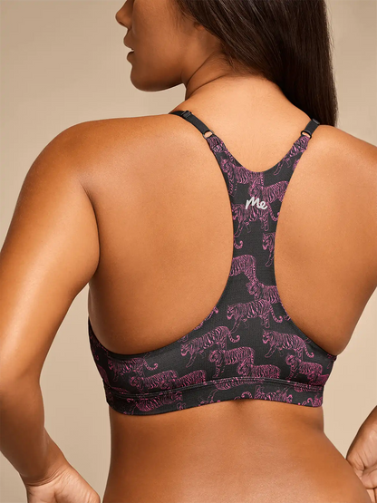 Breathe Racerback Bralette | Neon Tigers