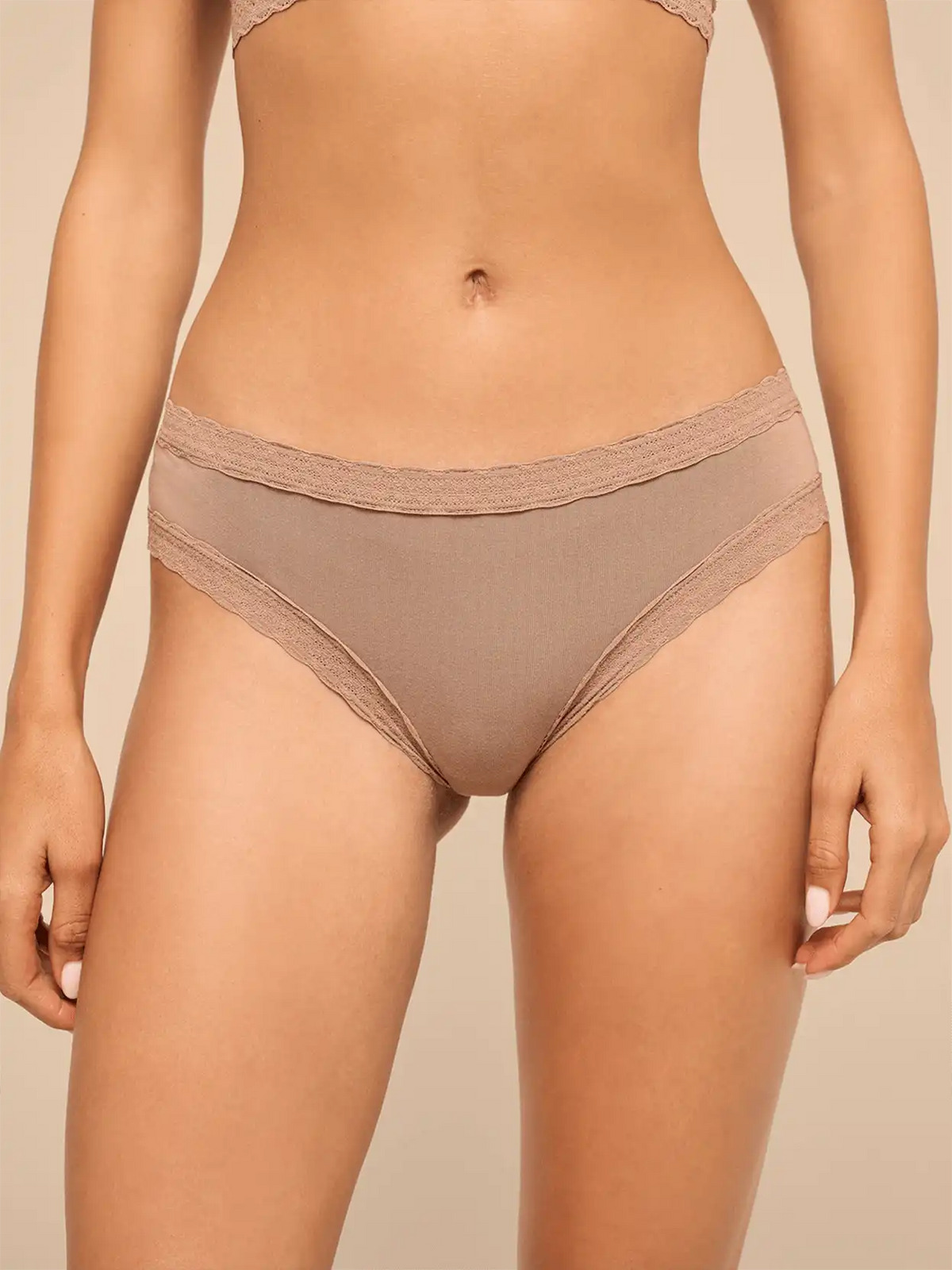 UltraModal™ Lace Tanga | Cocoa