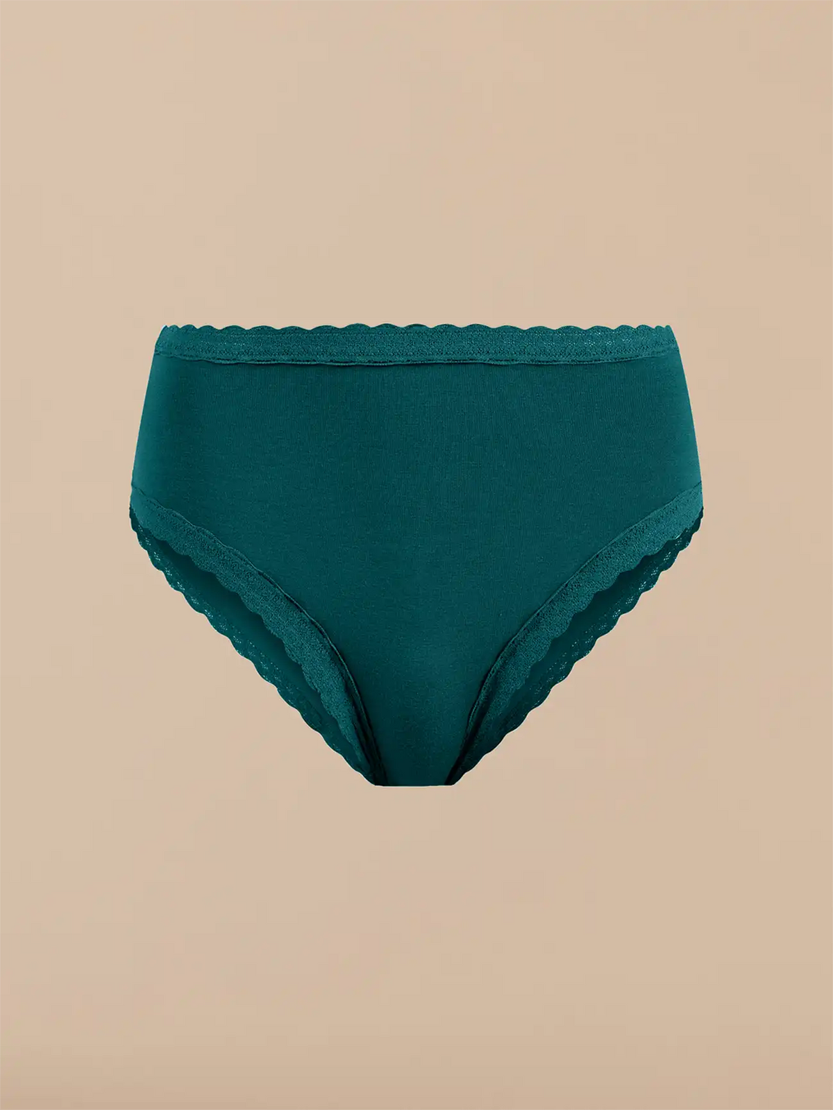 UltraModal™ Lace High-Waisted Cheeky Bikini | Blue Spruce