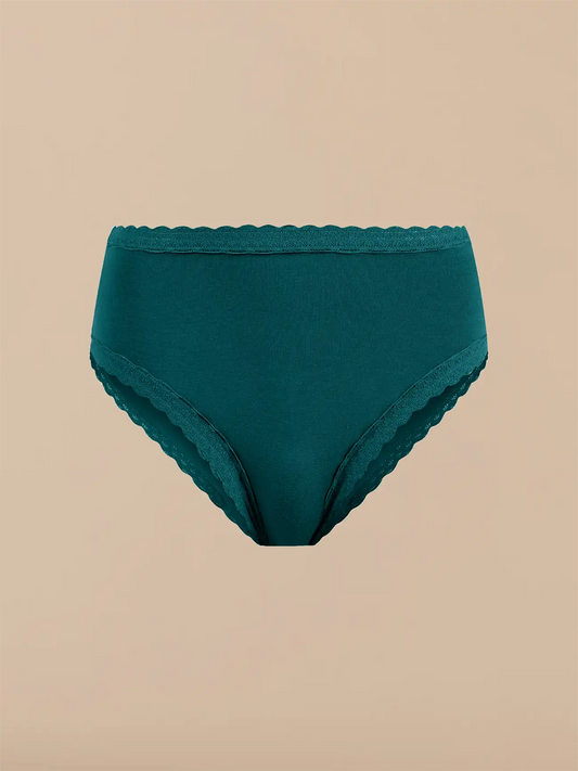 UltraModal™ Lace High-Waisted Cheeky Bikini | Blue Spruce