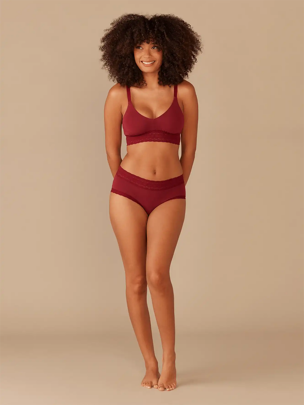UltraModal™ Lace Hipster | Cabernet