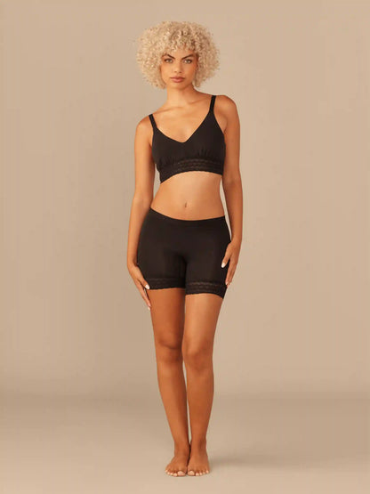 UltraModal™ Lace Long Boyshort | Black