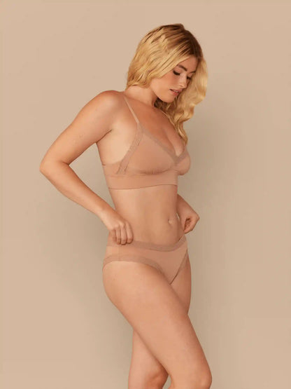 UltraModal™ Lace Plunge Bralette | Sand Dune