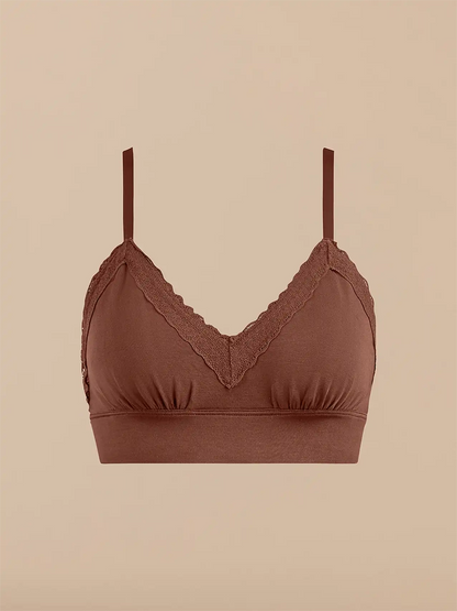 UltraModal™ Lace Plunge Bralette | Walnut Shell