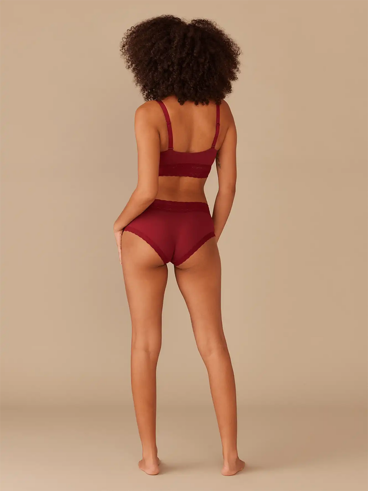 UltraModal™ Lace Longline Bralette | Cabernet