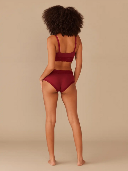 UltraModal™ Lace Longline Bralette | Cabernet