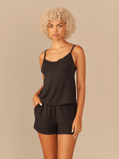 UltraModal™ Lace PJ Set | Black